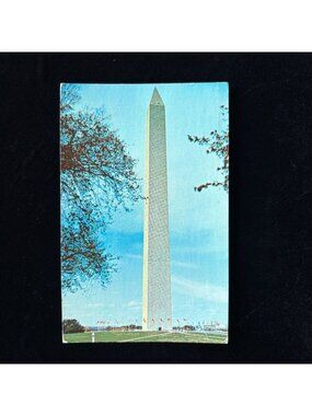 Vintage Postcard 1970s Walking 898 Stairs Social History Washington Monument DC